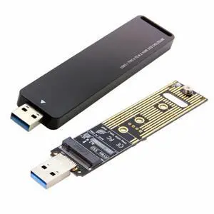 USB 3.0 to NVME M-key M.2 NGFF SSD External PCBA Conveter Adapter with Flash Disk Case USB 3.0 to NVME M-key M.2 NGFF SSD External PCBA Conveter Adapter with Flash Disk Case