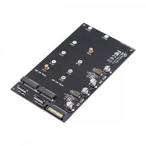 Dual Oculink SFF-8612 SFF-8611 to M.2 NGFF M-Key NVME PCIe SSD 2280 22110mm Adapter for Mainboard Dual Oculink SFF-8612 SFF-8611 to M.2 NGFF M-Key NVME PCIe SSD 2280 22110mm Adapter for Mainboard
