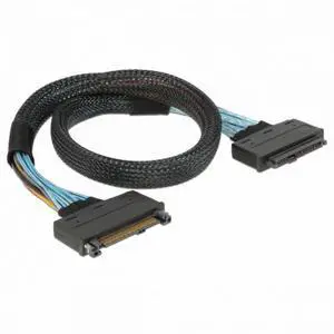 Cablecc U.2 U2 SFF-8639 68Pin Connector NVME PCIe4.0 PCI-E5.0 SSD Cable Male to Female Socket Extension 50cm SF-105- Cablecc U.2 U2 SFF-8639 68Pin Connector NVME PCIe4.0 PCI-E5.0 SSD Cable Male to Female Socket Extension 50cm SF-105-