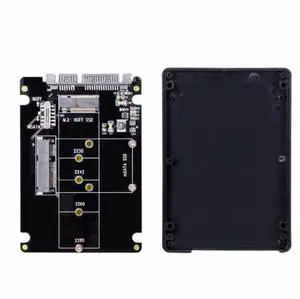 Cablecc Combo M.2 NGFF B-key mSATA SSD to SATA 3.0 Adapter Converter Case Enclosure with Switch SA-011 Cablecc Combo M.2 NGFF B-key mSATA SSD to SATA 3.0 Adapter Converter Case Enclosure with Switch SA-011