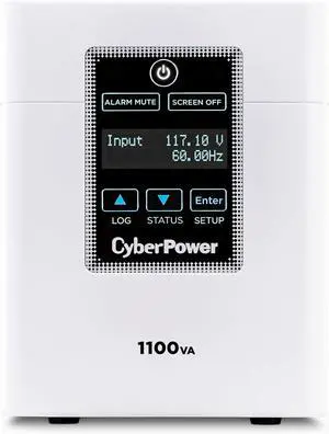 CyberPower M1100XL Medical-Grade UPS Battery Backup and Surge Protector, 1100VA/880W, 6 Outlets, AVR, Tower, UL Certified CyberPower M1100XL Medical-Grade UPS Battery Backup and Surge Protector, 1100VA/880W, 6 Outlets, AVR, Tower, UL Certified
