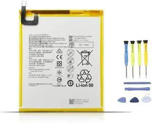 19.5Wh 5100Mah HB2899C0ECW Compatible for Huawei MediaPad M3 M5 8.4" & Huawei MediaPad T5 10.1" AGS2-W19 AGS2-L03 AGS2-L09 BTV-DL09 BTV-W09 SHT-AL09 SHT-W09 AGS2-W09 AGS2-W00 9 with tools 19.5Wh 5100Mah HB2899C0ECW Compatible for Huawei MediaPad M3 M5 8.4" & Huawei MediaPad T5 10.1" AGS2-W19 AGS2-L03 AGS2-L09 BTV-DL09 BTV-W09 SHT-AL09 SHT-W09 AGS2-W09 AGS2-W00 9 with tools