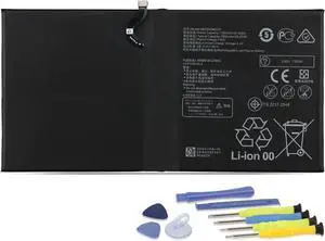 HB299418ECW Compatible for Huawei Mediapad M6 10.8 & Mediapad M5 10.8 & MediaPad M5 Lite 10.1 & MediaPad M5 Pro 10 SCM-AL09 CMR-AL09 CMR-W09 CMR-AL19 CMR-W19 with Tools HB299418ECW Compatible for Huawei Mediapad M6 10.8 & Mediapad M5 10.8 & MediaPad M5 Lite 10.1 & MediaPad M5 Pro 10 SCM-AL09 CMR-AL09 CMR-W09 CMR-AL19 CMR-W19 with Tools
