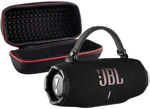 Charge 6 Portable Bluetooth Speaker (Black) | IP68 Waterproof, DustProof, and DropProof, Outdoor Wireless Audio |28Hrs Playtime + Travel Case Bundle Charge 6 Portable Bluetooth Speaker (Black) | IP68 Waterproof, DustProof, and DropProof, Outdoor Wireless Audio |28Hrs Playtime + Travel Case Bundle