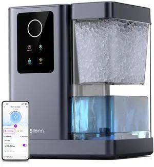 Nugget Ice Maker Countertop with APP & Voice Control, Self Cleaning Ice Machine with 3L Large Water Tank, 40 lbs/24H Soft Chewable Ice, Portable Pebble Ice Maker for Home, Kitchen and Party Nugget Ice Maker Countertop with APP & Voice Control, Self Cleaning Ice Machine with 3L Large Water Tank, 40 lbs/24H Soft Chewable Ice, Portable Pebble Ice Maker for Home, Kitchen and Party