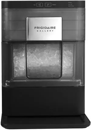 Gallery Countertop Crunchy Chewable Nugget Ice Maker, 44lbs per Day, Auto Self Cleaning, 2.0 Gen, Black Gallery Countertop Crunchy Chewable Nugget Ice Maker, 44lbs per Day, Auto Self Cleaning, 2.0 Gen, Black