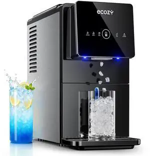 Nugget Ice Makers Countertop Dispenser, 40lbs Per Day, Touch-Free Ice | Chewable Pebble Sonic Ice Machine Countertop, Self-Dispensing, Self-Cleaning, Mistalo Drop Slim for Home Kitchen Office Nugget Ice Makers Countertop Dispenser, 40lbs Per Day, Touch-Free Ice | Chewable Pebble Sonic Ice Machine Countertop, Self-Dispensing, Self-Cleaning, Mistalo Drop Slim for Home Kitchen Office