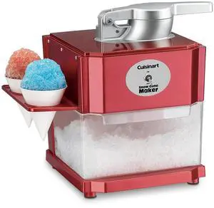Snow Cone Machine, 90W Motor & Interlock Safety, 4 Reusable Cones Snow Cone Machine, 90W Motor & Interlock Safety, 4 Reusable Cones