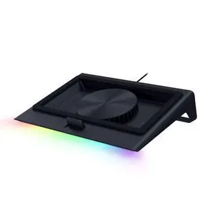 Razer Laptop Cooling Pad: Adaptive Smart - Intelligent Fan Control - Airtight Pressure Chamber - Fits Most Laptops & Macbooks 14 to 18" - Preset & Custom Fan Curves - 3 Port USB Type A - Chroma RGB Razer Laptop Cooling Pad: Adaptive Smart - Intelligent Fan Control - Airtight Pressure Chamber - Fits Most Laptops & Macbooks 14 to 18" - Preset & Custom Fan Curves - 3 Port USB Type A - Chroma RGB
