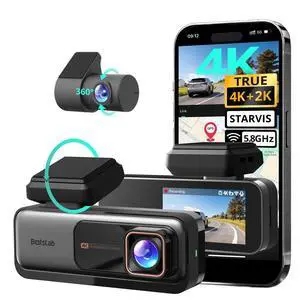 4K Dash Cam Front and Rear, 170° Ultra Wide Car Camera, 4K+2K Dashcam with ADAS, Night Vision, 24/7 Parking Mode, STARVIS Sensor, WDR, 5.8GHz WiFi, Built-in GPS, Loop Recording (No SD Card) 4K Dash Cam Front and Rear, 170° Ultra Wide Car Camera, 4K+2K Dashcam with ADAS, Night Vision, 24/7 Parking Mode, STARVIS Sensor, WDR, 5.8GHz WiFi, Built-in GPS, Loop Recording (No SD Card)