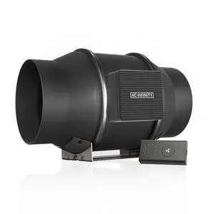 AC Infinity CLOUDLINE PRO S6, Quiet 6 Inline Duct Fan with Speed Controller - EC Motor Ventilation Exhaust Fan for Heating Cooling Booster, Grow Tents, Hydroponics AC Infinity CLOUDLINE PRO S6, Quiet 6 Inline Duct Fan with Speed Controller - EC Motor Ventilation Exhaust Fan for Heating Cooling Booster, Grow Tents, Hydroponics