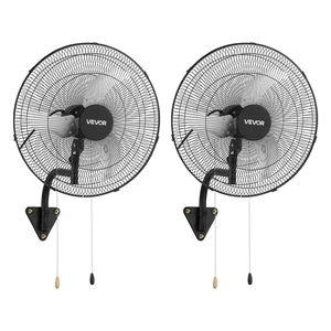 VEVOR Wall Mount Fan, 20 in Wall Mounted Hanging Fan Oscillating, 3-Speed, Long Airflow Distance, Adjustable Rotation Angle, Mechanical Powerful for Industry, Commercial, Garage, Workshop, Gym, 2 Pack VEVOR Wall Mount Fan, 20 in Wall Mounted Hanging Fan Oscillating, 3-Speed, Long Airflow Distance, Adjustable Rotation Angle, Mechanical Powerful for Industry, Commercial, Garage, Workshop, Gym, 2 Pack