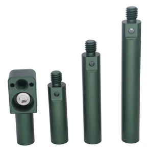 SZJELEN 15mm Pole Mounting Bracket with 3/8 Screws, Anti Twist Elastic Positioning Pin, 4 Sections of Length to match for ARRI RED Sony Camera - Dark Green SZJELEN 15mm Pole Mounting Bracket with 3/8 Screws, Anti Twist Elastic Positioning Pin, 4 Sections of Length to match for ARRI RED Sony Camera - Dark Green