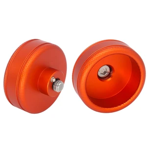 SZJELEN Camera Handle Round Knob, Knuckle Puck with 3/8"-16 Screw & Spring-Loaded Locating Pin - 3/8"-16 Screw Mount Orange SZJELEN Camera Handle Round Knob, Knuckle Puck with 3/8"-16 Screw & Spring-Loaded Locating Pin - 3/8"-16 Screw Mount Orange
