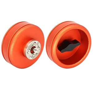 SZJELEN Camera Handle Round Knob, Knuckle Puck with M6 Screw with ARRI Standard Gear - M6 Screw Mount Orange SZJELEN Camera Handle Round Knob, Knuckle Puck with M6 Screw with ARRI Standard Gear - M6 Screw Mount Orange