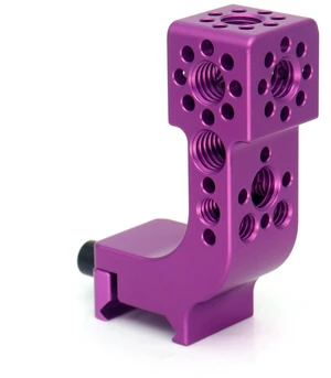 SZJELEN 3/8" Screw Thread Square Expansion Block to NATO Clamp Extension Adapter - Purple SZJELEN 3/8" Screw Thread Square Expansion Block to NATO Clamp Extension Adapter - Purple