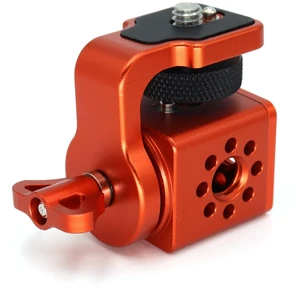 SZJELEN Bolt-On Monitor Hinge Cube, 360 degree rotating pan tilt bracket, Camera 3/8 screws fixed 1/4 monitor bracket, adjustable back and forth, Locating Pins - Orange SZJELEN Bolt-On Monitor Hinge Cube, 360 degree rotating pan tilt bracket, Camera 3/8 screws fixed 1/4 monitor bracket, adjustable back and forth, Locating Pins - Orange