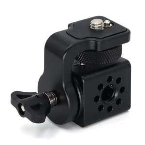 SZJELEN Bolt-On Monitor Hinge Cube, 360 degree rotating pan tilt bracket, Camera 3/8 screws fixed 1/4 monitor bracket, adjustable back and forth, Locating Pins - Black SZJELEN Bolt-On Monitor Hinge Cube, 360 degree rotating pan tilt bracket, Camera 3/8 screws fixed 1/4 monitor bracket, adjustable back and forth, Locating Pins - Black