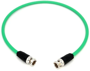 SZJELEN HD SDI Video Coaxial Cable 75 coaxial cable CANARE LV-61S 75OHM blue CABLE Camera SDI video Cable - 100cm Green SZJELEN HD SDI Video Coaxial Cable 75 coaxial cable CANARE LV-61S 75OHM blue CABLE Camera SDI video Cable - 100cm Green