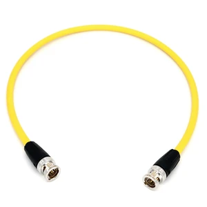 SZJELEN HD SDI Video Coaxial Cable 75 coaxial cable CANARE LV-61S 75OHM blue CABLE Camera SDI video Cable - 100cm Yellow SZJELEN HD SDI Video Coaxial Cable 75 coaxial cable CANARE LV-61S 75OHM blue CABLE Camera SDI video Cable - 100cm Yellow