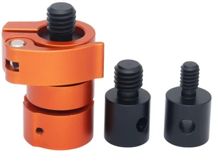 SZJELEN PSC Recording Rod Quick Release with 1/4" 3/8" Screw Quick Lock Microphone Boom Quick Release System - Orange SZJELEN PSC Recording Rod Quick Release with 1/4" 3/8" Screw Quick Lock Microphone Boom Quick Release System - Orange
