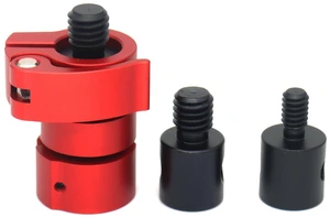 SZJELEN PSC Recording Rod Quick Release with 1/4" 3/8" Screw Quick Lock Microphone Boom Quick Release System - Red SZJELEN PSC Recording Rod Quick Release with 1/4" 3/8" Screw Quick Lock Microphone Boom Quick Release System - Red