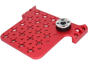 SZJELEN Alexa Mini LF Cheese Plate, Camera Side Extension Mounting for ARRI Alexa Mini MiniLF Camera with M6 3/8"-16, 1/4"-20 Thread - Red SZJELEN Alexa Mini LF Cheese Plate, Camera Side Extension Mounting for ARRI Alexa Mini MiniLF Camera with M6 3/8"-16, 1/4"-20 Thread - Red