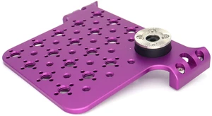 SZJELEN Alexa Mini LF Cheese Plate, Camera Side Extension Mounting for ARRI Alexa Mini MiniLF Camera with M6 3/8"-16, 1/4"-20 Thread - Purple SZJELEN Alexa Mini LF Cheese Plate, Camera Side Extension Mounting for ARRI Alexa Mini MiniLF Camera with M6 3/8"-16, 1/4"-20 Thread - Purple
