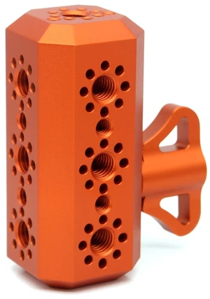 SZJELEN Universal Photography Light Stand Tripod Adapter, 1/4" 3/8" Screw Camera Mount Converter for Studio Flash LED Ring Light Monolight - Orange SZJELEN Universal Photography Light Stand Tripod Adapter, 1/4" 3/8" Screw Camera Mount Converter for Studio Flash LED Ring Light Monolight - Orange