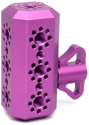 SZJELEN Universal Photography Light Stand Tripod Adapter, 1/4" 3/8" Screw Camera Mount Converter for Studio Flash LED Ring Light Monolight - Purple SZJELEN Universal Photography Light Stand Tripod Adapter, 1/4" 3/8" Screw Camera Mount Converter for Studio Flash LED Ring Light Monolight - Purple