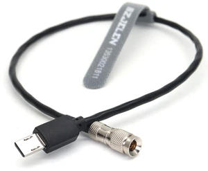 SZJELEN Timecode Cable DIN 1.0/2.3 to Micro-USB for Sony FX3 A7S3 A1 - 30cm SZJELEN Timecode Cable DIN 1.0/2.3 to Micro-USB for Sony FX3 A7S3 A1 - 30cm
