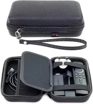 DigiCharge Hard Carry Case for Amazon Fire TV Stick 4K / Fire TV Stick Remote Control Cables and Charger - Protective Portable Travel Hard EVA Cover Shockproof Storage Bag Pouch, Black DigiCharge Hard Carry Case for Amazon Fire TV Stick 4K / Fire TV Stick Remote Control Cables and Charger - Protective Portable Travel Hard EVA Cover Shockproof Storage Bag Pouch, Black