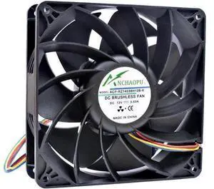 14038 14cm 140x140x38mm 140mm fan DC12V 3.60A 4 lines large air volume suitable for supercomputer server chassis cooling fan 14038 14cm 140x140x38mm 140mm fan DC12V 3.60A 4 lines large air volume suitable for supercomputer server chassis cooling fan