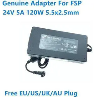 24V 5A 120W 5.5x2.5mm FSP FSP120-AAAN2 AC Power Supply Adapter For Monitor Laptop Power Charger 24V 5A 120W 5.5x2.5mm FSP FSP120-AAAN2 AC Power Supply Adapter For Monitor Laptop Power Charger