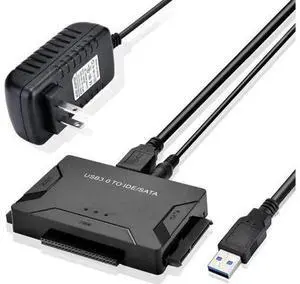 SATA To USB IDE Adapter USB 3.0 Sata 2.5 3.5 Inch Hard Disk Drive HDD SSD USB Converter IDE SATA To USB SATA Adapter Cable SATA To USB IDE Adapter USB 3.0 Sata 2.5 3.5 Inch Hard Disk Drive HDD SSD USB Converter IDE SATA To USB SATA Adapter Cable