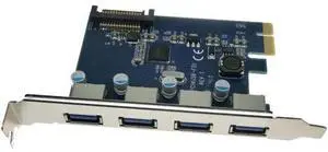 FL1100 4x USB 3.0 PCI Express Card PCI-e USB3.0 Host Controller Adapter FL1100 4x USB 3.0 PCI Express Card PCI-e USB3.0 Host Controller Adapter