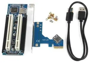 FOR PCI-E To PCI Adapter Card PCIE To 2 PCI Slot Support Capture Card Golden Tax Card Sound Card Parallel Port Card FOR PCI-E To PCI Adapter Card PCIE To 2 PCI Slot Support Capture Card Golden Tax Card Sound Card Parallel Port Card