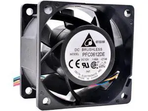 PFC0612DE 6cm 60mm fan 6038 60mm fan DC12V 1.68A 4-wire PWM server power large air volume cooling fan PFC0612DE 6cm 60mm fan 6038 60mm fan DC12V 1.68A 4-wire PWM server power large air volume cooling fan