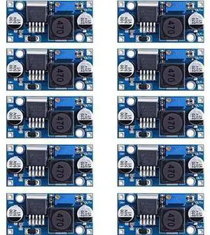 10 Pack LM2596 DC-DC Adjustable Buck Converter 3.0-40V to 1.5-35V Power Supply Step Down Voltage Regulator Module 10 Pack LM2596 DC-DC Adjustable Buck Converter 3.0-40V to 1.5-35V Power Supply Step Down Voltage Regulator Module