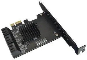 FOR PCIE to SATA Card 6 Ports SATA 3 PCI Express Expansion Card PCI-E/PCIE SATA Controller Multiplier for SSD Synology ASM1166 Chips FOR PCIE to SATA Card 6 Ports SATA 3 PCI Express Expansion Card PCI-E/PCIE SATA Controller Multiplier for SSD Synology ASM1166 Chips