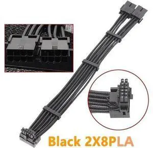 for RTX4000 Series 2x 8Pin Female to PCIE 5.0 12+4 16Pin Video Card Cable 12VHPWR PCIE 5.0 Straight/Elbow Head Cable(2X8PIN for PLA) for RTX4000 Series 2x 8Pin Female to PCIE 5.0 12+4 16Pin Video Card Cable 12VHPWR PCIE 5.0 Straight/Elbow Head Cable(2X8PIN for PLA)