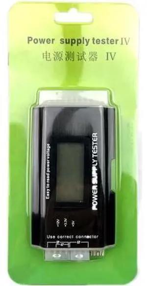Digital LCD Computer PC Power Supply Tester Checker 20/24 Pin SATA HDD ATX BTX Meter Power Supply Tester Checker Power Measuring Digital LCD Computer PC Power Supply Tester Checker 20/24 Pin SATA HDD ATX BTX Meter Power Supply Tester Checker Power Measuring