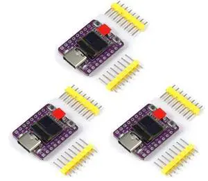 ESP32-C3 with 0.42 Inch OLED Development Board ESP32 Supermini Development Board ESP32 Development Board WiFi Bluetooth 3pcs ESP32-C3 with 0.42 Inch OLED Development Board ESP32 Supermini Development Board ESP32 Development Board WiFi Bluetooth 3pcs