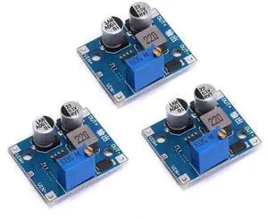 DC-DC Adjustable Step-Down Power Board Module Input 5-80V to 1-62V Power Converter 1.5A 3pcs DC-DC Adjustable Step-Down Power Board Module Input 5-80V to 1-62V Power Converter 1.5A 3pcs