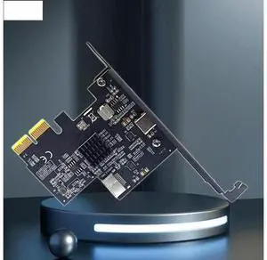 FOR Add On Cards PCI Express X2 to Type-E + Type-C Expansion Card USB3.2 GEN2 10Gbps ASM3142 Chip PCI-E to USB-C Adapter for Desktop FOR Add On Cards PCI Express X2 to Type-E + Type-C Expansion Card USB3.2 GEN2 10Gbps ASM3142 Chip PCI-E to USB-C Adapter for Desktop