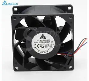 1pcs for delta FFB0812EHE 8CM 80MM 80*80*38MM 8038 12V 1.35A double ball bearing cooling fan 4-WIRE 4-PIN PWM cooling fan 1pcs for delta FFB0812EHE 8CM 80MM 80*80*38MM 8038 12V 1.35A double ball bearing cooling fan 4-WIRE 4-PIN PWM cooling fan