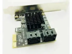PCI-E PCI Express to SATA 3.0 Extension Card with Bracket 4-Port SATA III 6Gbps Expansion Adapter Boards for Computer Chassis PC PCI-E PCI Express to SATA 3.0 Extension Card with Bracket 4-Port SATA III 6Gbps Expansion Adapter Boards for Computer Chassis PC