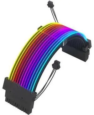 ruth's sister 24P PVC ARGB Extension Cable for DIY PC Enthusiasts Strimer Extension Cable ruth's sister 24P PVC ARGB Extension Cable for DIY PC Enthusiasts Strimer Extension Cable