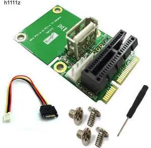 Mini PCI-E to PCI Express PCI-E 1x Board USB 2.0 Half Full Mini PCIE Adapter Card 4Pin Power Supply Computer Components for PC Mini PCI-E to PCI Express PCI-E 1x Board USB 2.0 Half Full Mini PCIE Adapter Card 4Pin Power Supply Computer Components for PC