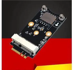 M.2 Wifi Adapter Mini PCIE Wireless Network Card to M2 NGFF Key A+E Wifi Card Raiser with SIM Card Slot for WiFi/WWAN/LTE Module M.2 Wifi Adapter Mini PCIE Wireless Network Card to M2 NGFF Key A+E Wifi Card Raiser with SIM Card Slot for WiFi/WWAN/LTE Module